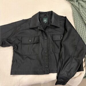 Wild Fable Black Leather Jacket
